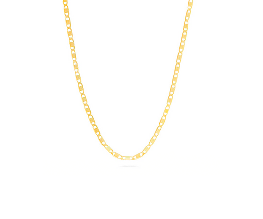 Corrente Piastrine 50cm  Ouro Amarelo 18k750