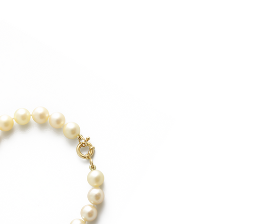 Pulseira perolas naturais 19cm 12,80g ouro amarelo 18K750 pe 1.58