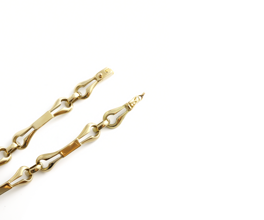 PULSEIRA TRABALHADA 19CM 13,60G OURO AMARELO 18K 750