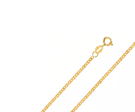 Corrente Piastrine 60cm  Ouro Amarelo 18k750