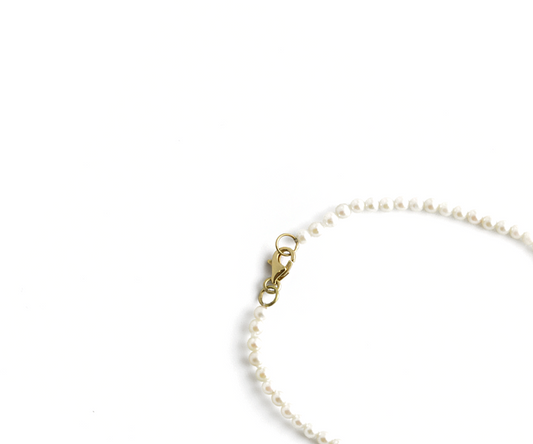 Pulseira perola natural 18cmm ouro18k750 - pe 1.91 0029636