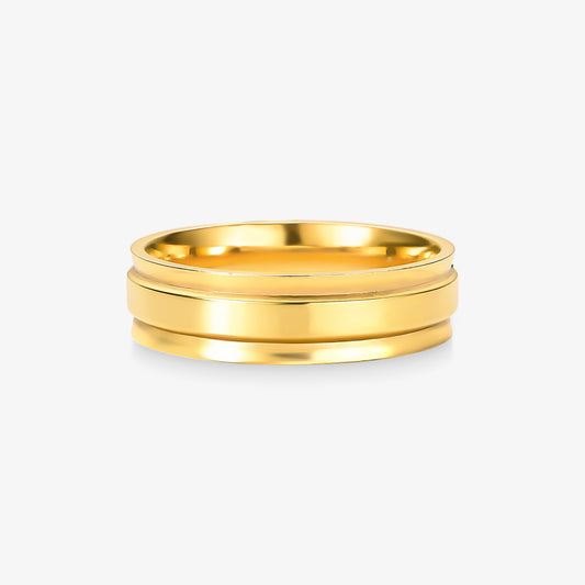 Aliança Comfort em Ouro Amarelo 18K, 6mm