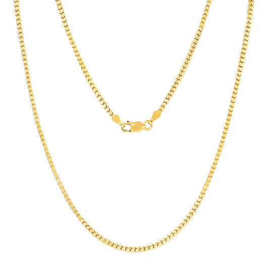 Corrente Milano com 45cm em Ouro Amarelo 18K