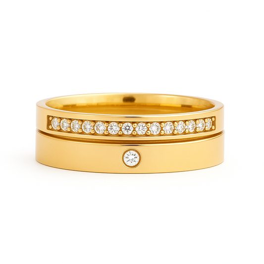 Aliança Essence Ouro 18K, 6mm